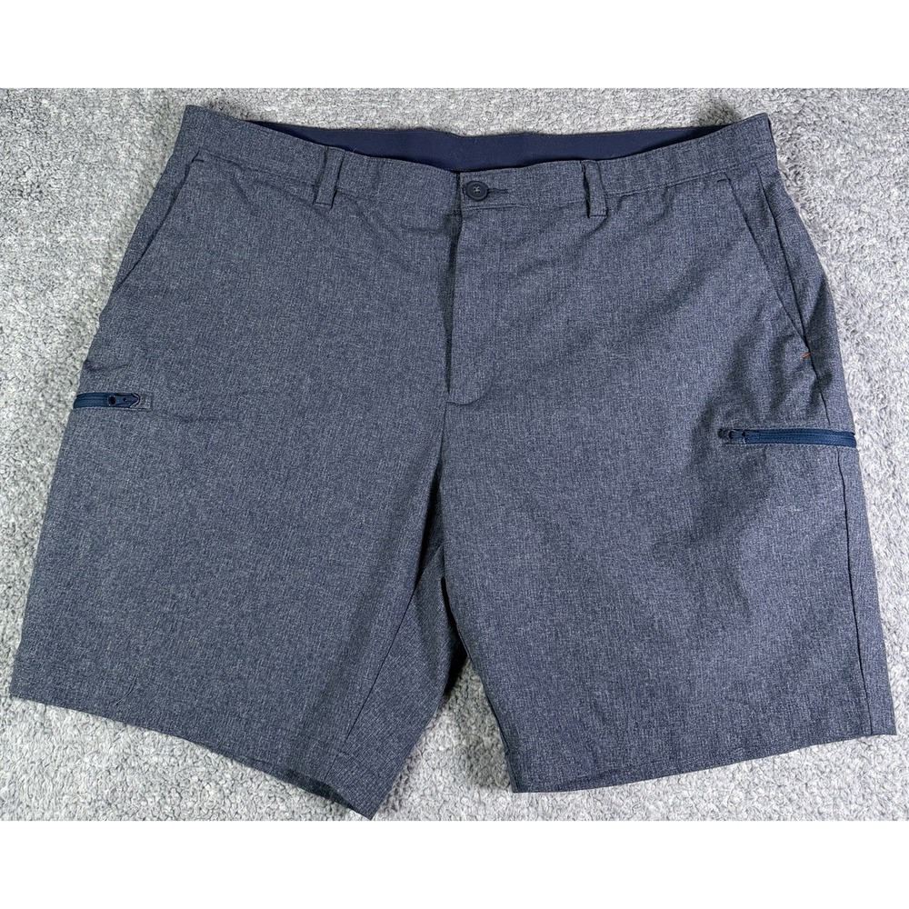 Tommy Bahama Coast Cargo 9" Inseam Shorts Mens Size 40 Blue Performance Stretch